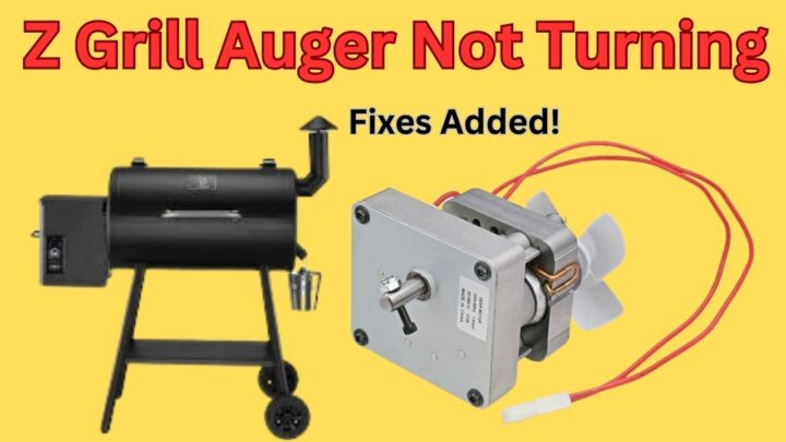 Replacement Auger Motor For Monument Pellet Grills - 110V, 2.0 RPM, Includes Shear Pin